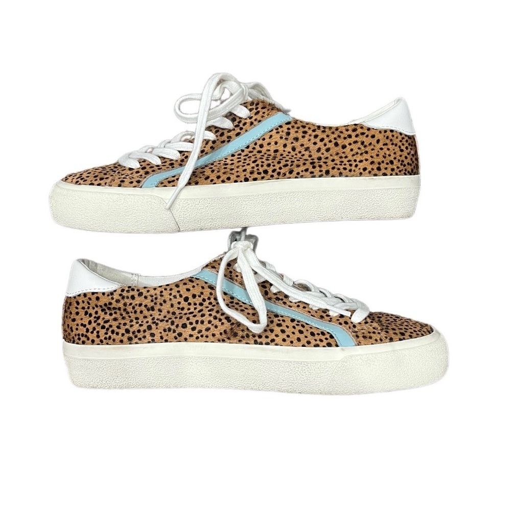 Madewell Shoes Women's 6.5 Sidewalk Low‎ Top Sneakers in Spotted Calf Hair